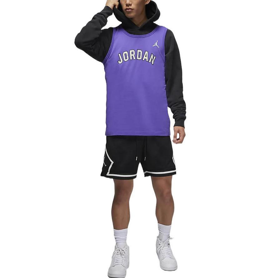 Men's Air Jordan SS22 Casual Mesh Straight Loose Black Shorts DM1369-010