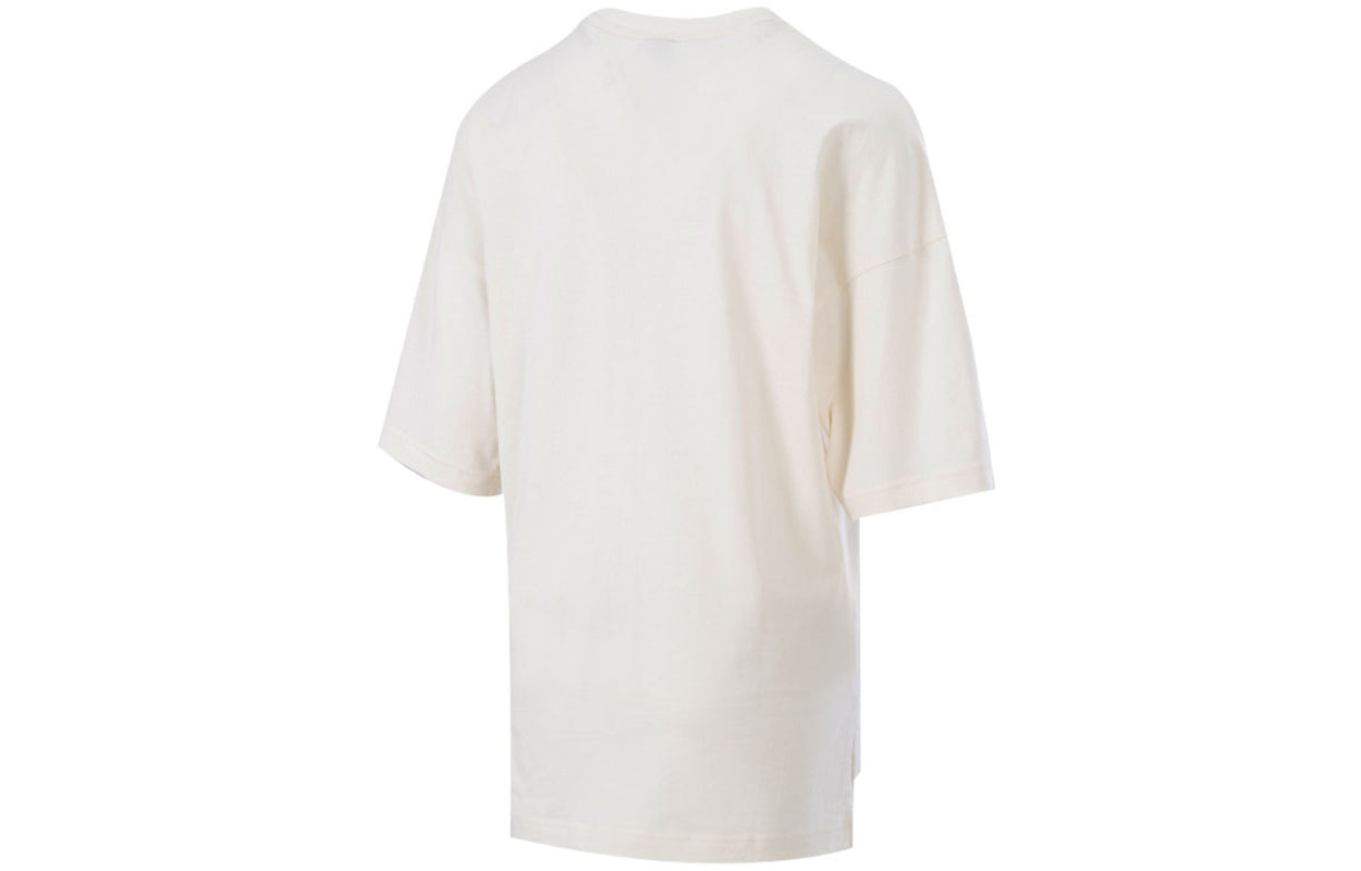 (WMNS) PUMA Running Breathable Fabric CasualSport Round NeckShort Sleeve Beige 534149-99