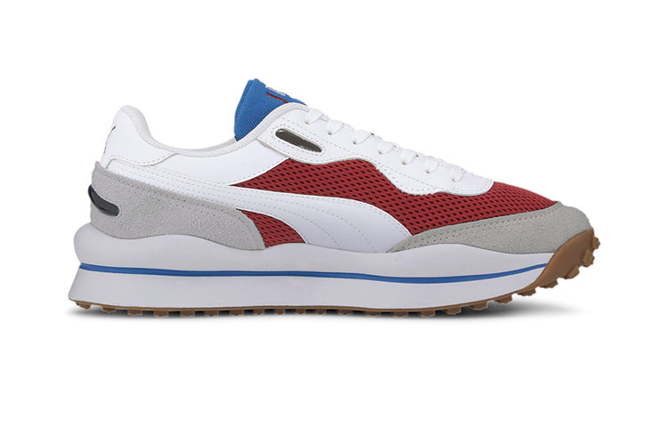 PUMA Style Rider Warm Texture 'White Red Dahlia' 373382-02