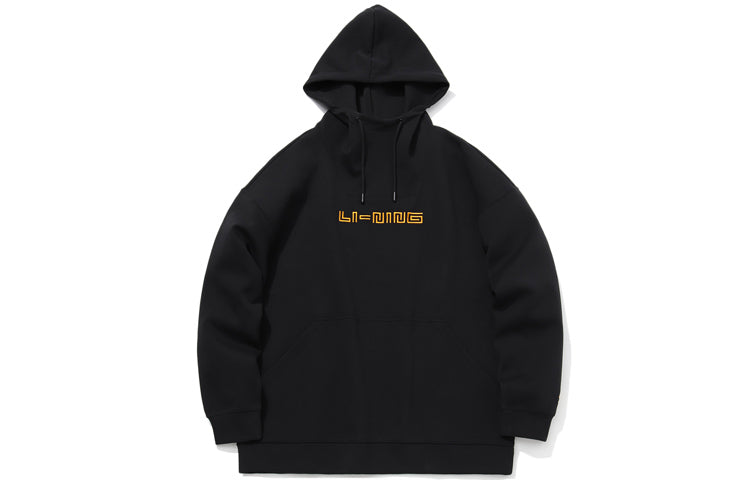 Li-Ning x Disney Crossover Loose Casual Sports Pullover Black AWDQ839-4