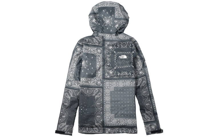 Men's THE NORTH FACE SS20 Full Print cashew Jacket Navy Blue NF0A4NCMLJ7