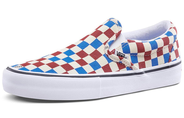 Vans Slip-On Pro Checkerboard Blue/Red VN0A347VUHY