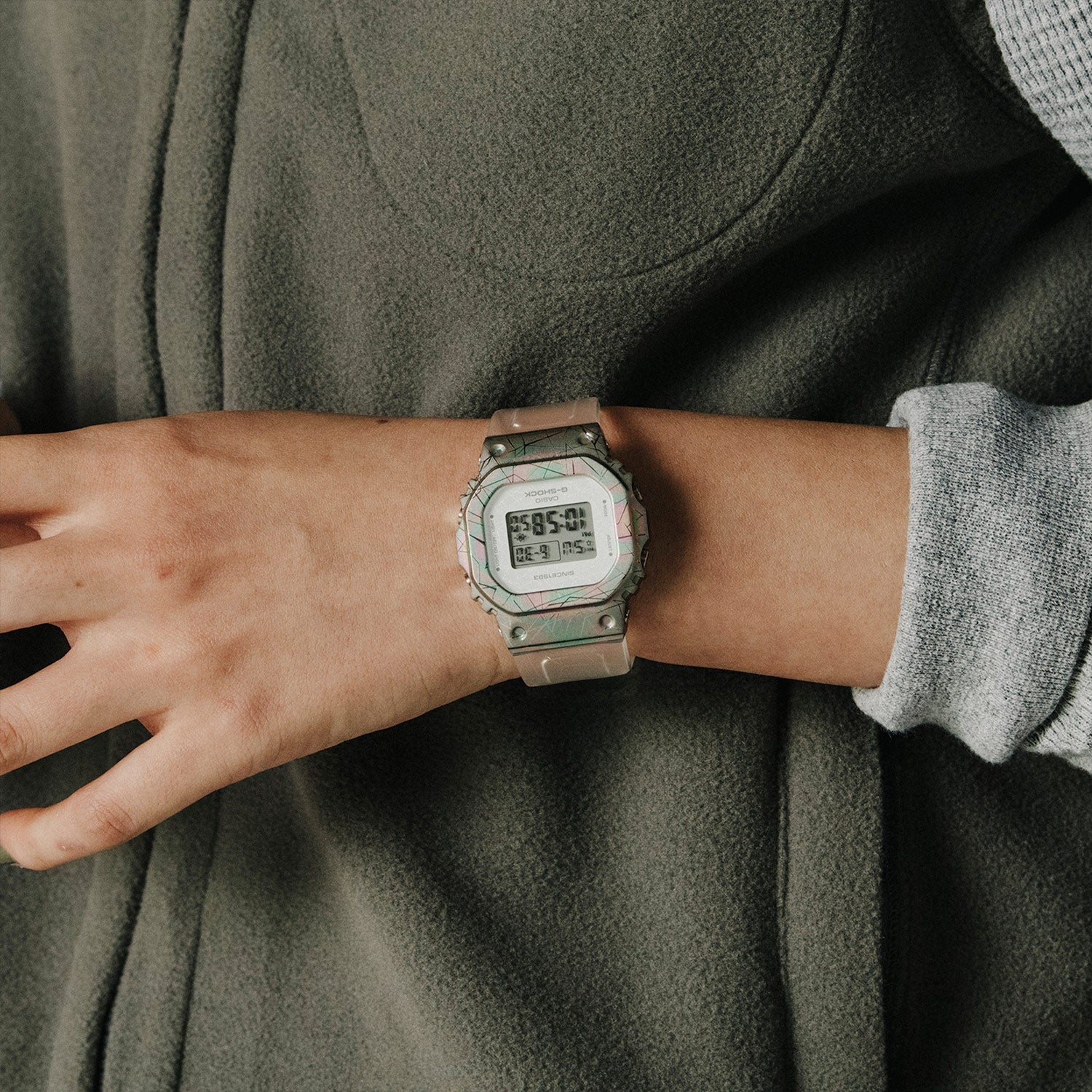 CASIO G-Shock Digital 'White' GM-S5640GEM-7PR
