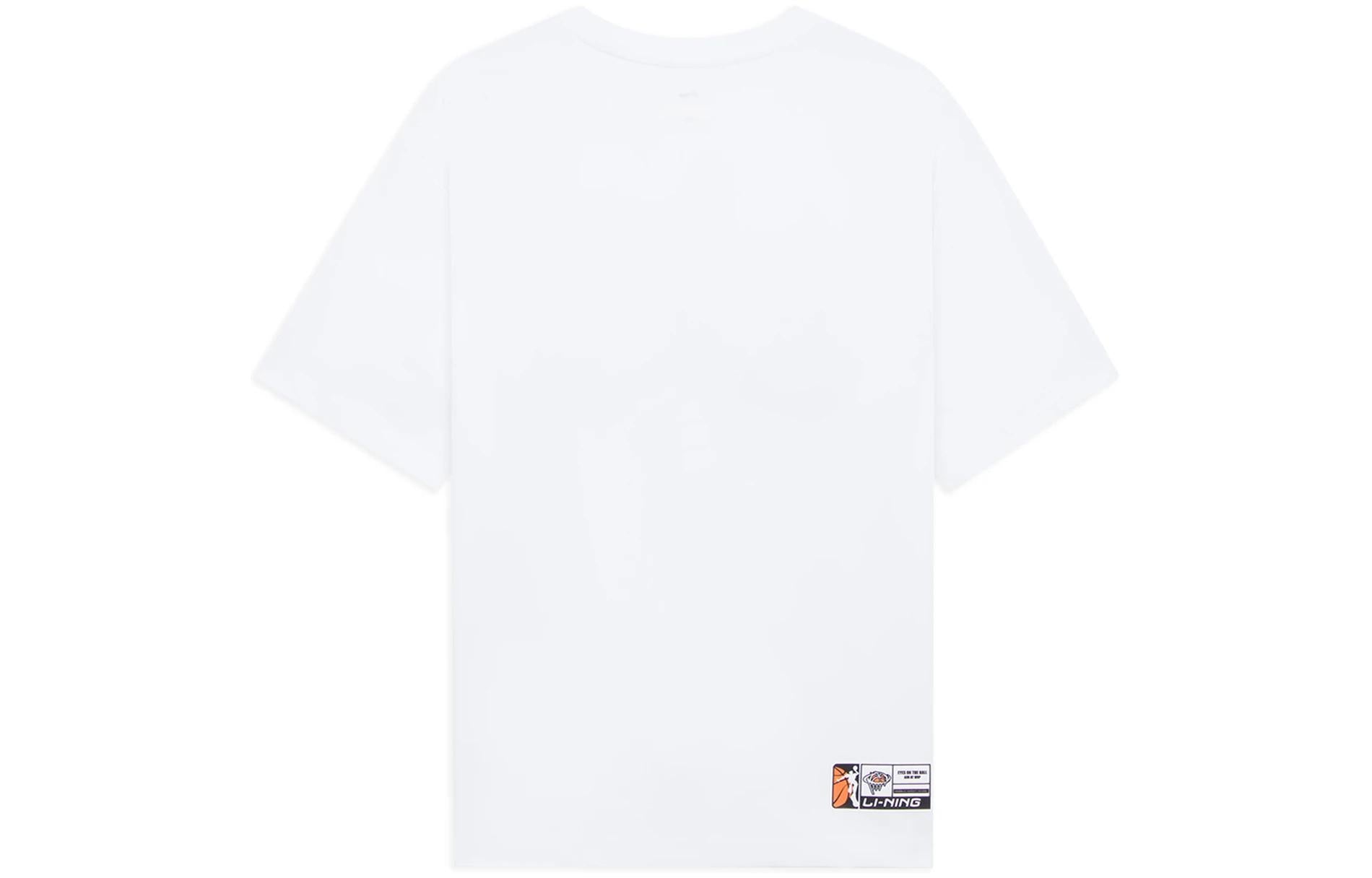 Li-Ning Hoops Cartoon Graphic T-shirt 'White' AHSSD21-1