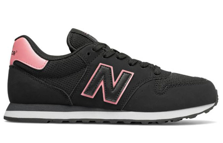 (WMNS) New Balance 500 Running Shoes 'Black Pink White' GW500SBP