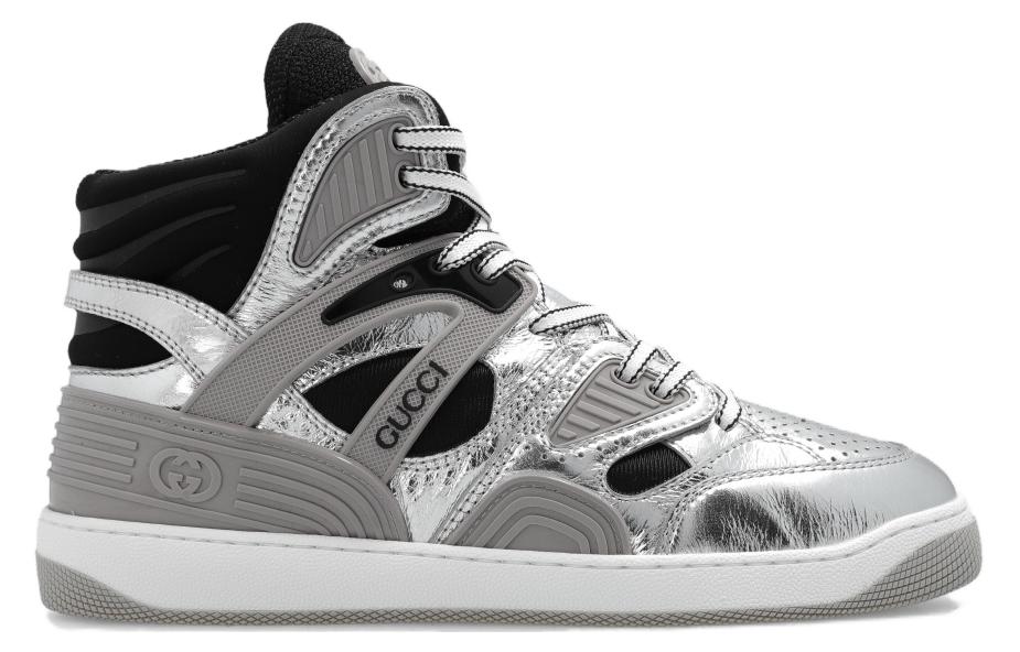 Gucci Basket High 'Silver Black' 724005-AABB8-8142
