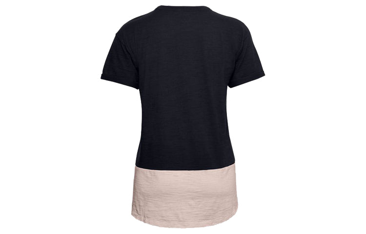 (WMNS) Under Armour Training Sports Short Sleeve Black 1355585-002