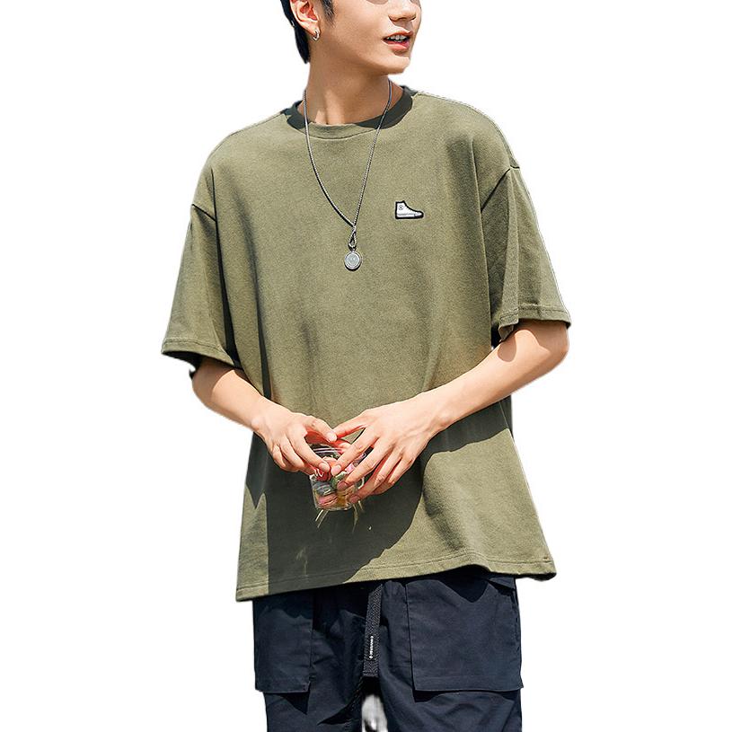 Converse Sneaker Patch Tee Asia Sizing 'Green' 10023850-A02