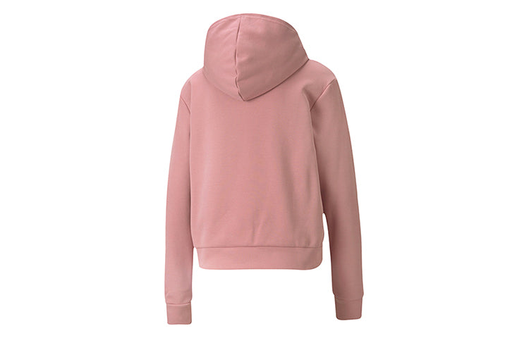 (WMNS) PUMA Nu-Tility Hoodie 'Pink Black' 585257-16