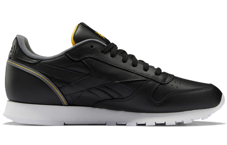 Reebok Classic Leather Black Gold 'Black Yellow' FW7784