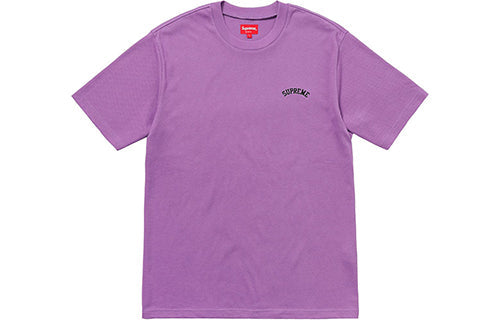 Supreme SS18 Mesh Arc Logo Tee Purple Logo Tee SUP-SS18-172