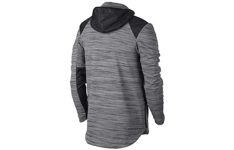 Nike Full-length zipper Cardigan Basketball Hooded Jacket Black 857045-010