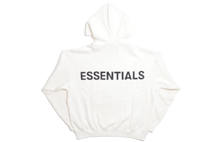 Fear of God Essentials FW19 Hoodie 'White' FOG-FW19-8