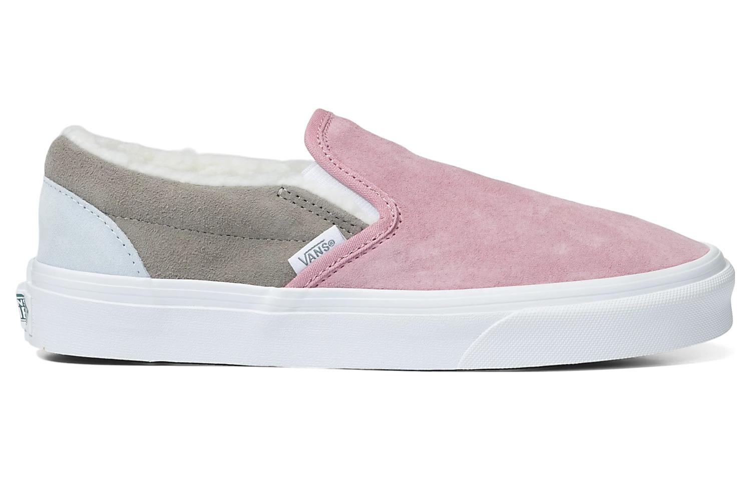 Vans slip-on Pig Suede Sherpa 'Pink Gray' VN0A7Q5DBMG