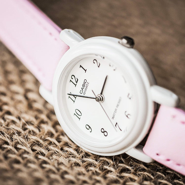 Casio Fashion Analog Watch 'Pink Orange White' LQ-139L-4B1JH