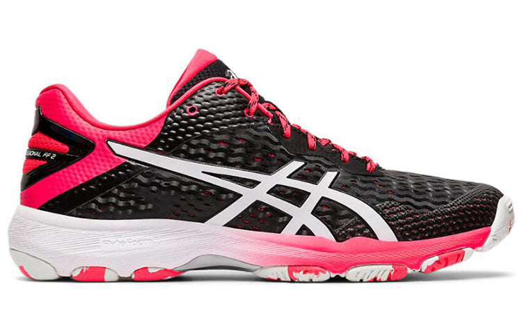 (WMNS) ASICS Netburner Professional FF2 Running Shoes Black/Pink 1072A036-002