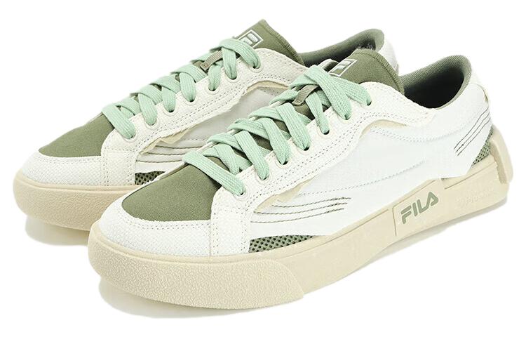 FILA FUSION Pop Skate Shoes 'White Light Green' T12M332103FSS