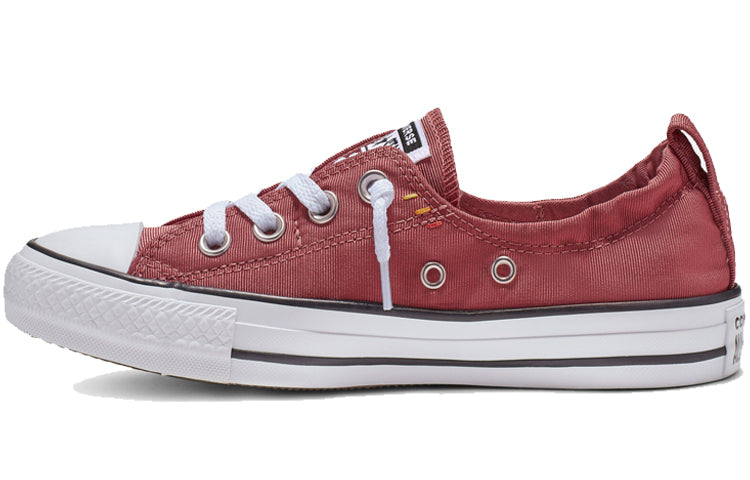(WMNS) Converse Chuck Taylor All Star Shoreline Slip Low Top Canvas Red White 565242F