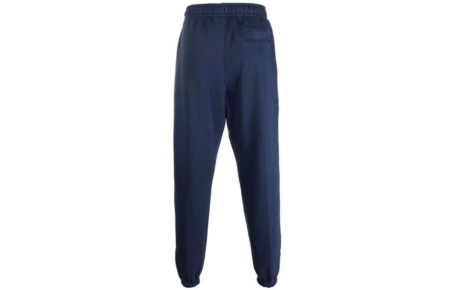 Men's Nike Brand Logo Embroidered Solid Color Cotton Sports Pants/Trousers/Joggers Navy Blue BV2737-410