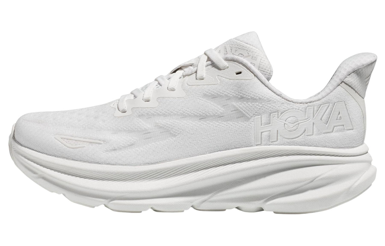(WMNS) HOKA ONE ONE Clifton 9 Wide 'Triple White' 1132211-WWH