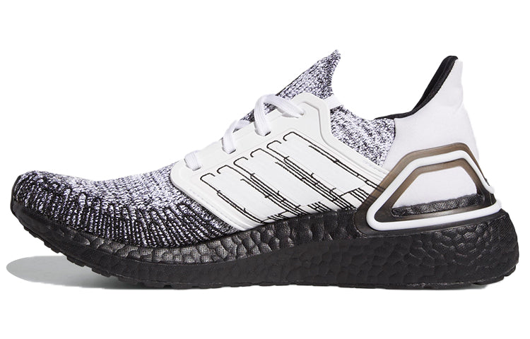 (WMNS) adidas Ultra Boost 20 'White Grey Black' FY8982
