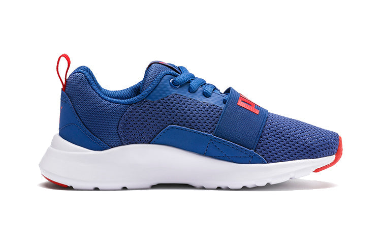 (PS) PUMA Wired SoftFoam Running Shoes Blue/White/Red 366903-08