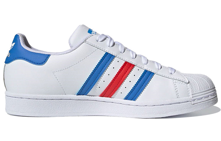 adidas originals Superstar Shoes White/Red/Blue H68095