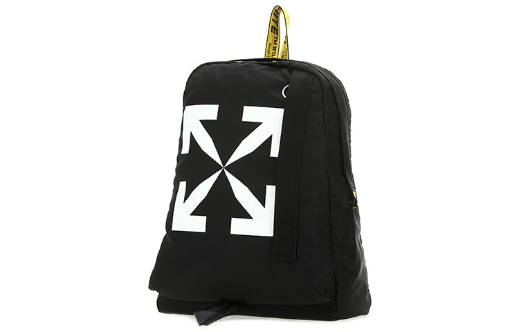 Off-WhiteLogo Nylon Casual Bag Backpack Black OMNB019F20FAB0011001