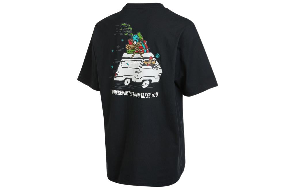Converse Road Trip T-Shirt Asia Sizing 'Black' 10023266-A01