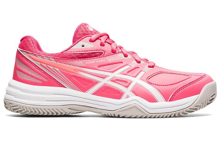 (GS) ASICS Court Slide 2 Clay 'Pink White' 1044A022-700