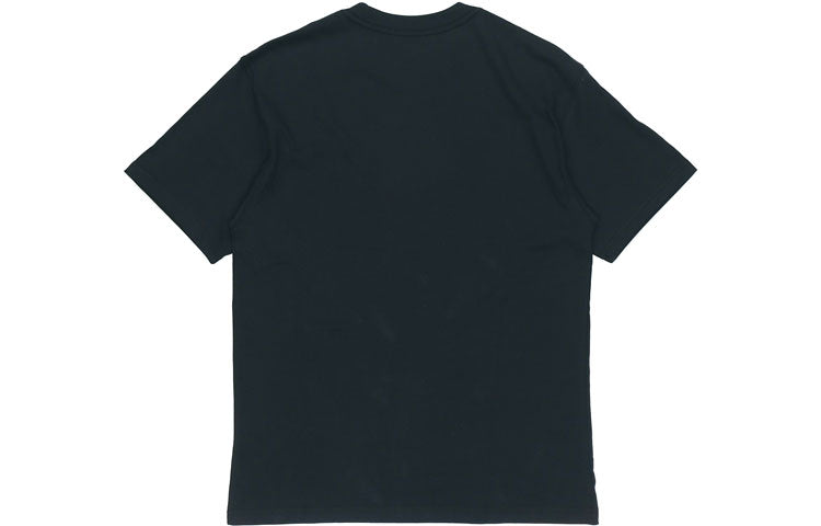 Nike Just Do It Basketball Sports Printing Short Sleeve Black DD0810-010