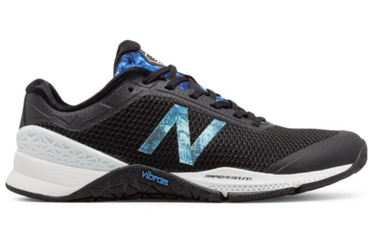(WMNS) New Balance Minimus 40 Series Running Shoes Black/Blue WX40MB