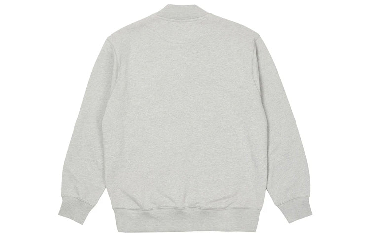 PALACE Unisex Round-Neck Letter Sweatshirt Grey P20CS058