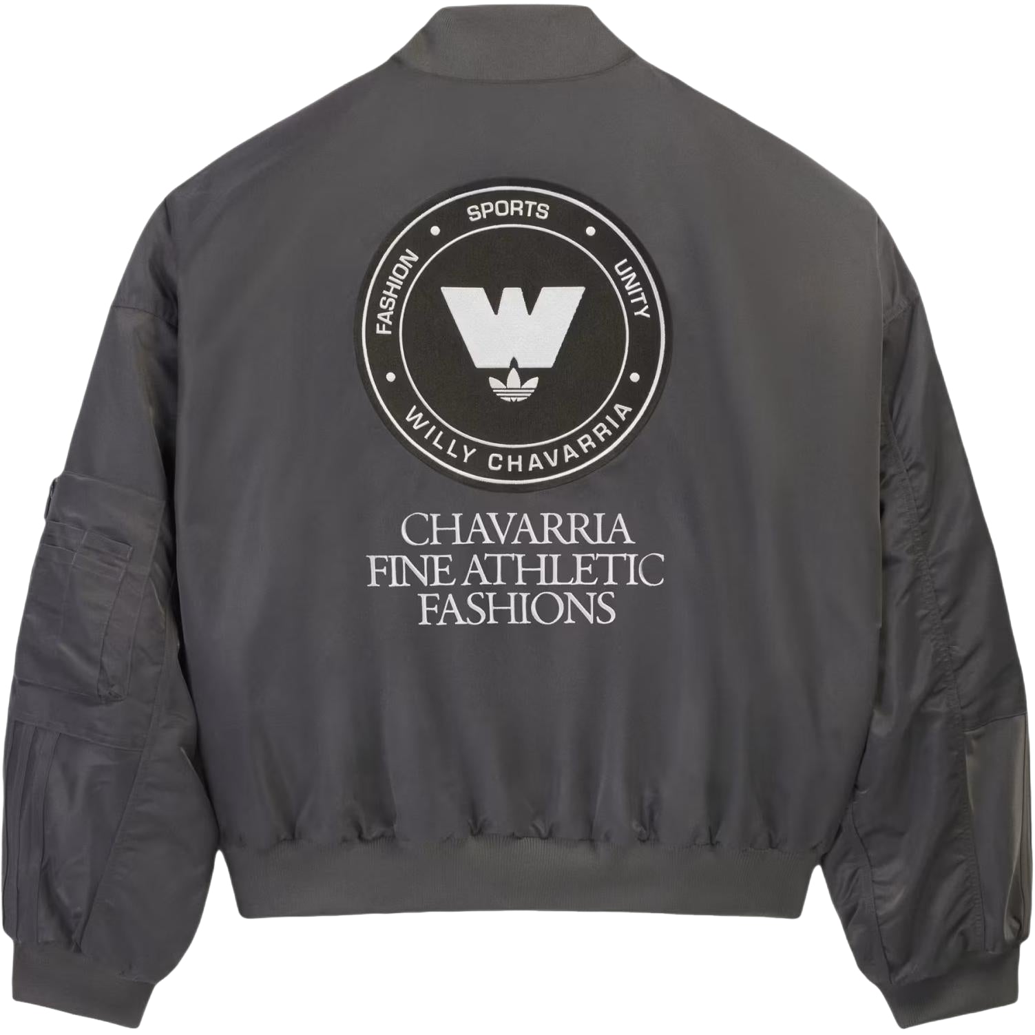 adidas x Chavarria Bomber Jacket 'Grey Six' KV2248
