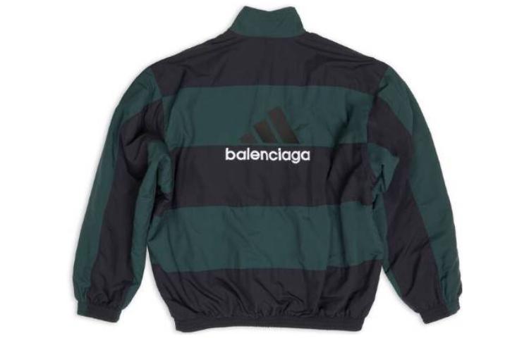 Balenciaga x Adidas Reversible Tracksuit Jacket 'Black Green' 725294TNO793230