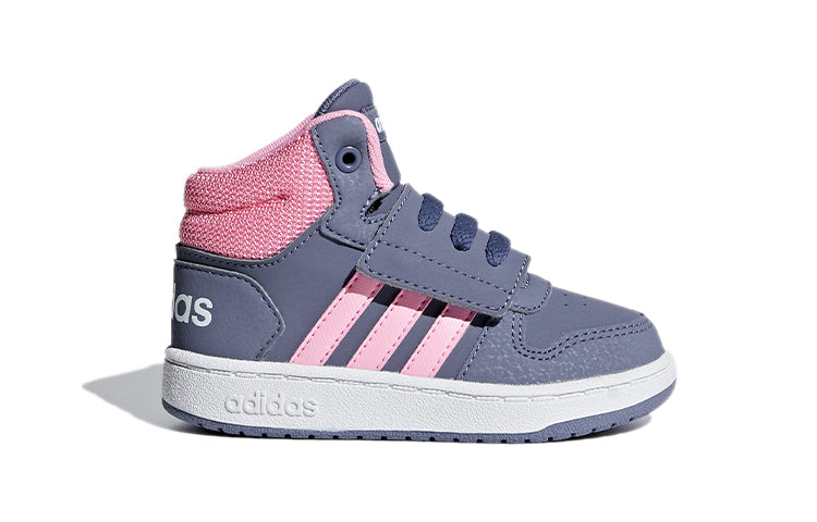 (TD) adidas Hoops 2.0 Mid 'Blue Pink' F35832