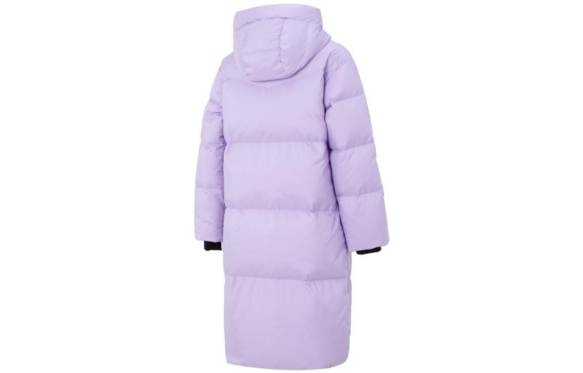 (WMNS) Skechers Casual Long Down Jacket 'Purple' P423W030-010Y