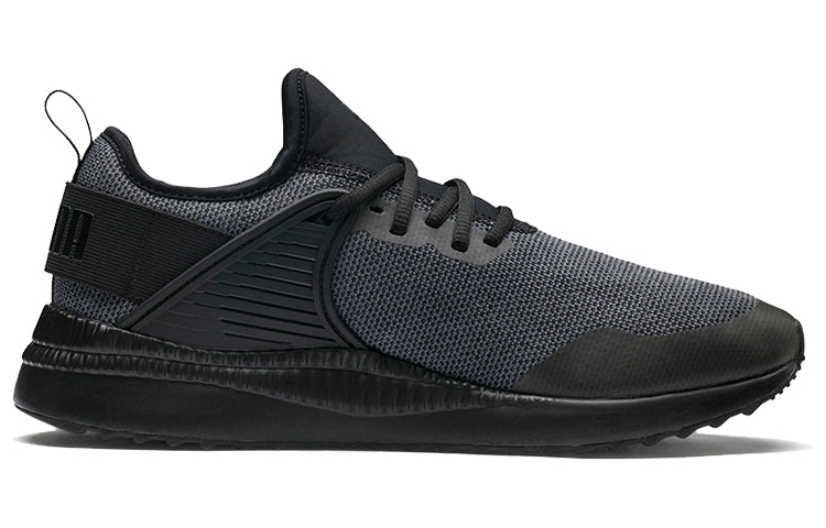 (WMNS) PUMA Pacer Next Cage Knit Running Shoes Black/Grey 366663-04