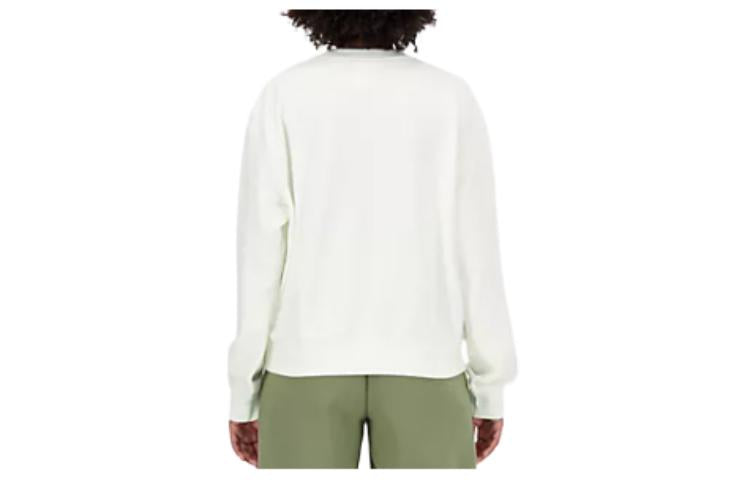 (WMNS) New Balance Sport Essentials French Terry Crew Sweatshirt Asia Sizing 'Sea salt' WT41508-SST
