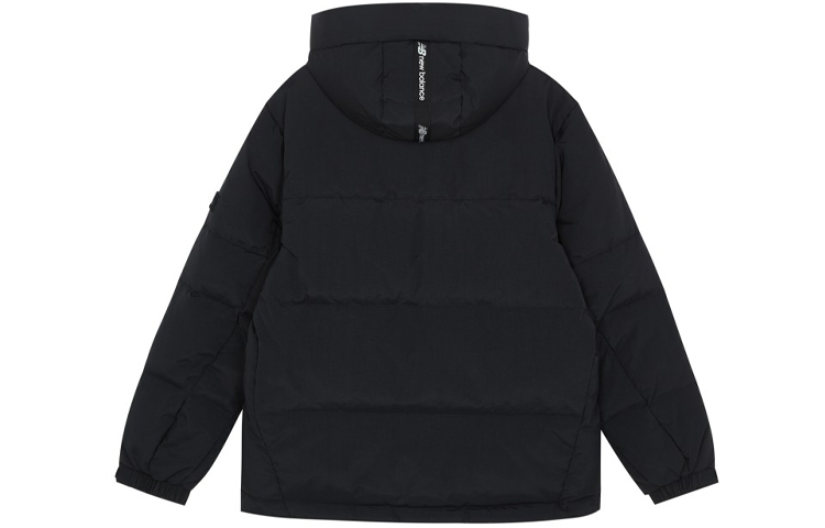 New Balance Warm Hooded Down Jacket Asia Sizing 'Black' AMJ14323-BK