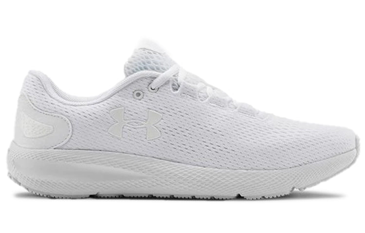 (WMNS) Under Armour Charged Pursuit 2 White 3022604-100
