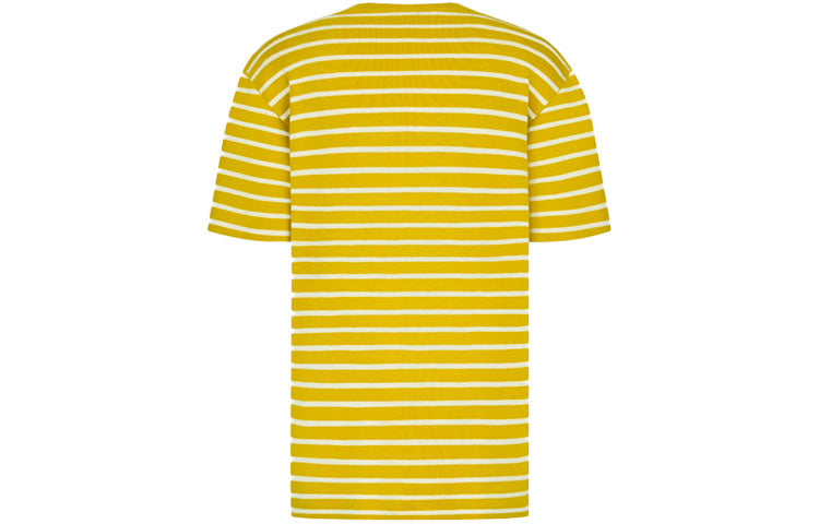 DIOR SS21 Cotton Blending Stripe Male Yellow 183M647AT234-C280