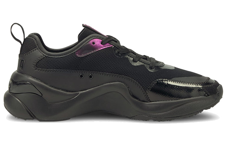 (WMNS) PUMA Rise Rainbow Dash 'Black Purple' 374955-01