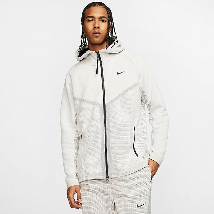 Nike Sportswear Tech Pack Windrunner Full-Zip Hoodie 'Light Bone Black' CJ5147-072