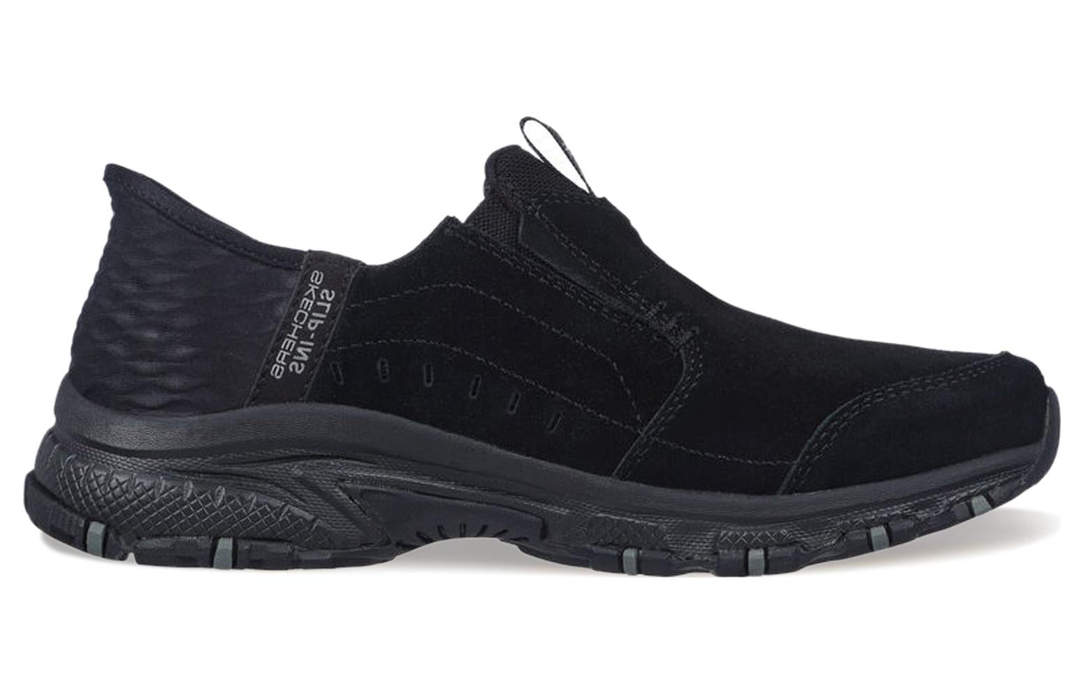 (WMNS) Skechers Slip-ins Hillcrest 'Black' 180016-BBK