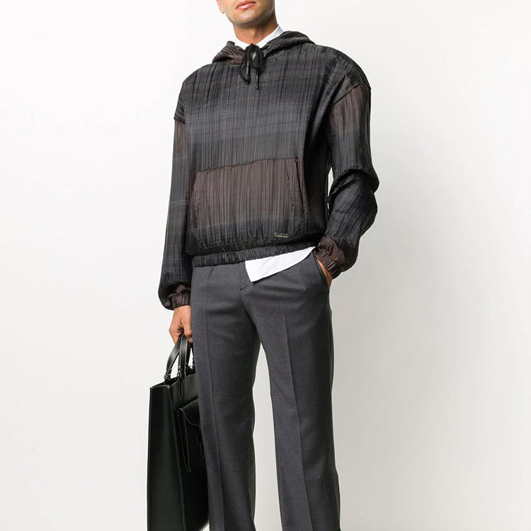 Men's Off-White Stripe Gray OMBB037F20FAB0016000