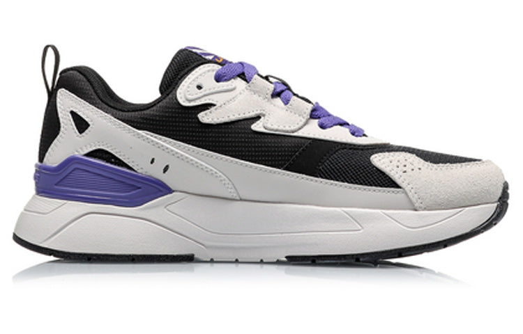 (WMNS) Li-Ning Classic Leisure 'Black Purple White' AGCQ408-2