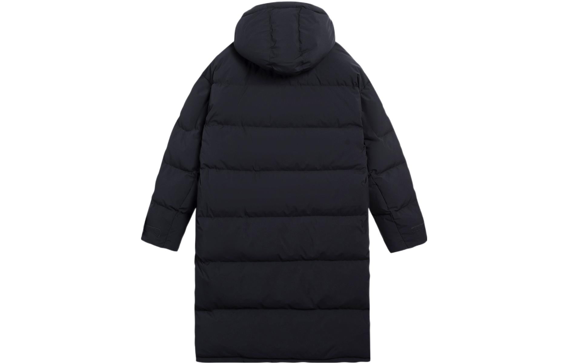 Li-Ning Sports Medium Long Down Jacket 'Black' AYMS113-2