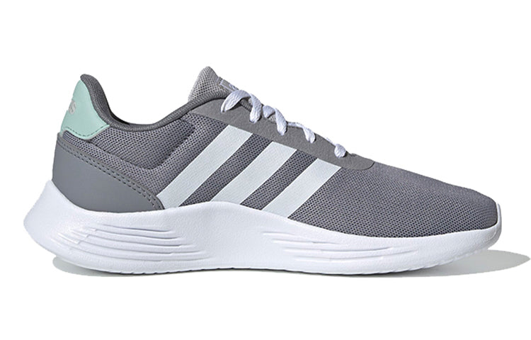 (GS) adidas neo Lite Racer Grey 'White Green' EG4018