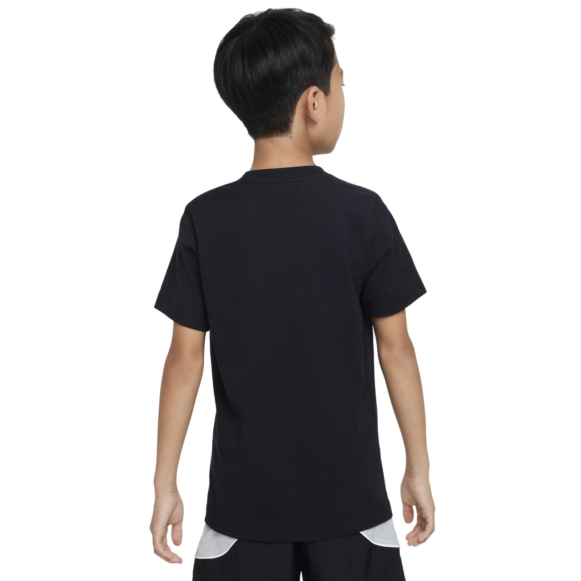 (GS) Nike Sportswear Logo T-shirt 'Black White' AR5254-010